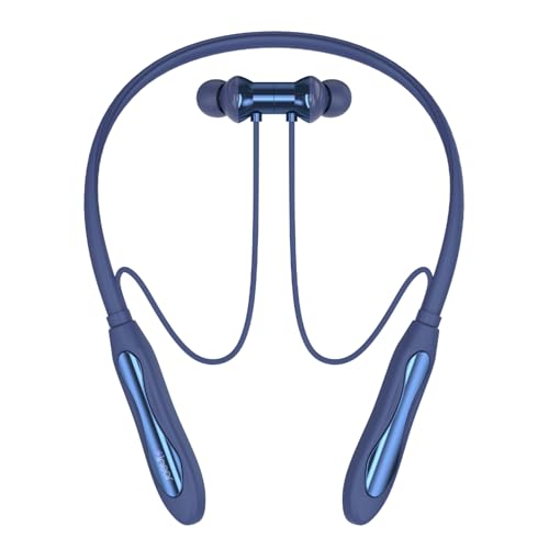 Image of inear 2026 Launch DJ-M10 Wireless Neckband, 50H Battery, Dual Pairing, Type-C Fast Charge, HD Sound with Deep Bass,Voice Changer, Magnetic Earbuds, Bluetooth Wireless in-Ear Earphones with Mic | Blue