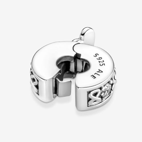 PANDORA Family Always Pavé Clip Charm - Gift for Her - Compatible with PANDORA Moments - Sterling Silver with Cubic Zirconia - With Gift Box3