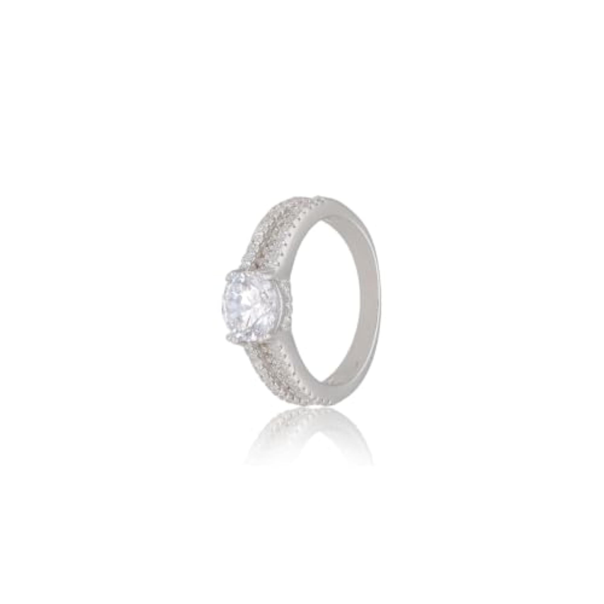 Women's 925 Sterling Moonlight Brilliance Design Ring