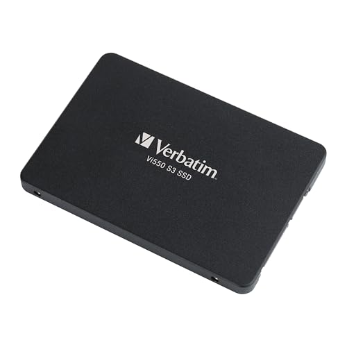 VERBATIM Vi550 S3 SSD - SSD interne 128GB - Solid State Drive - 2.5'' interface SATA III - disque dur interne SSD technologie 3D NAND - SSD 128GB haute performance - 560MB/s - noir