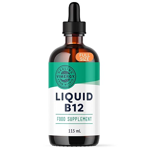 Vimergy Liquid Vitamin B 12 – 115 mL – Vegan B12 Liquid Vitamin –...