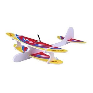 Warmhm Buntes Doppeldecker Papierflugzeug Bausatz