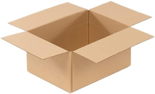 DS Smith ePack305 x 229 x 152 mm (12x9x6'') Single Wall Cardboard Boxes for posting, Shipping & Storage (Pack of 50 units) Brown, with Adjustable Height