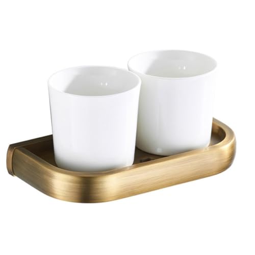 Panier à rouleaux de papier et accessoires de bain en bronze antirouille