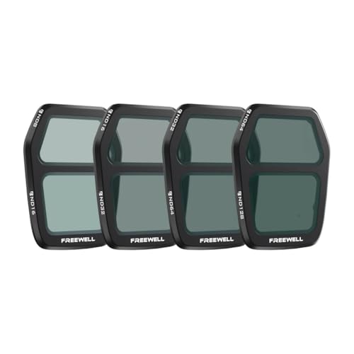 Freewell DJI Air 3S�p ND8PL/ND4PL ND16PL/ND8PL ND32PL/16PL ND64PL/32PL �Ռ������Y �Ό� ��PL�t�B���^�[ �V���b�^�[�X�s�[�h���� ���ʂ̉��� (ND�t�B���^�[/PL�t�B���^�[) ����