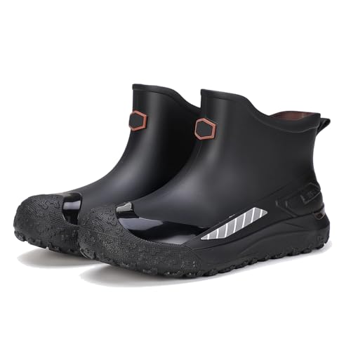 Zapatos de lluvia para hombre versátiles con suela antideslizante suave