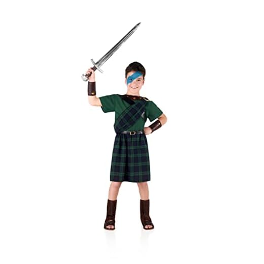 Kimokawaii Disfraz Guerrero Escoces 10-12 años