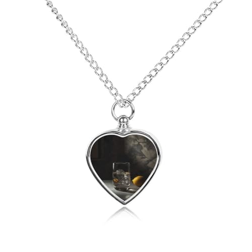 Collier urne pour cendres chien chat pendentif coeur souvenir Sushi