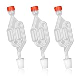 AMONENZ 3 Pièces Barboteur Fermentation, Transparent Fermenteur, Tube Fermentation Attachm...
