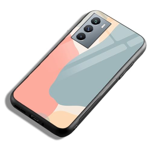 Image of COLORflow Back Cover Compatible with iQOO 9 SE 5G | Stone Marble | Shockproof TPU Bumper Cover with Camera Protection Back Cover Compatible with iQOO 9 SE 5G