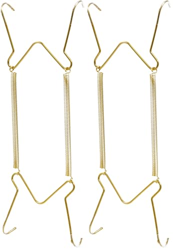 Image of Hillman 122048 Plate Hangers 5-1 /2 inch-8 inch with Tip Protectors, 1 (Pack of 2)