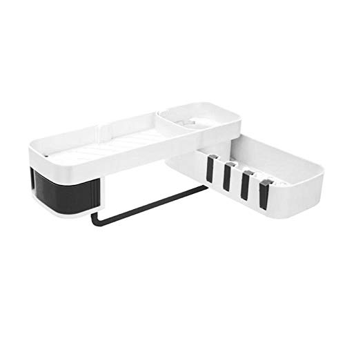 Étagère de rangement douche sans percer pour optimiser les petits coins - 2