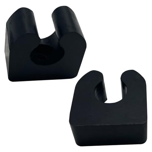 Fudatong 2 PCS Deer Bumper Guard Mounting Bracket Rubber Clamp/Holder Replacement, 2 Pack