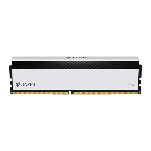 JAZER DDR4 RAM 16Go 2666MHz PC, 1×16Go DIMM PC4-21300, CL19, 1.2 V, pour PC Gaming, Ordinateur de Bureau
