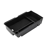 HOPESPANNER 1 Stück ABS Mittelarmlehne Aufbewahrungsbox Organizer Tablett Für Honda CR-V 2025-2026 Armlehnen Einschub Tablett Aufbewahrungsbox Zubehör Schwarz
