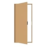 Murphy Door Interior Door with Frame – Concealed & Flush Style – Pre-Hung Design – Customizable, Stealthy & Stylish – (Unfinished, 30in x 80in)