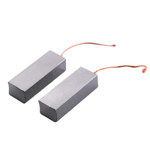 2pcs 8mm x 11mm x 31mm Carbon Motor Brush - For Vacuum Cleaner - With Copper Wire Electrical Spare Part Accessories Electric Graphite Brushes Set Replacement Compatible Electronic Power Tool