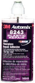 3M SMC/Fiberglass Repair Adhesive-1, 08243, Black, 200 mL Cartridge
