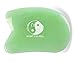 High Quality Jade Gua Sha Scraping Massage Tool for Facial Skincare,Smoother and Thicker Facial Skin Massager Treatment Therapy for Anti-Aging,Improves Circulation,Helps Puffiness（2019 Upgrade）