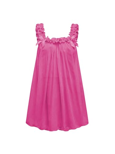 MakeMeChic Women's 2 Piece Lingerie Mesh Cute Valentine Pajama Set Ruffle Bow See Through Vintage...