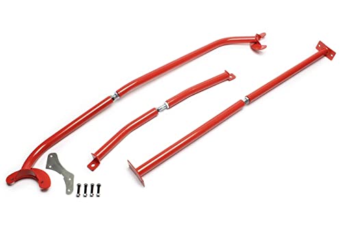 1057002 Stahl-​Domstreben Kit 3-Teilig Rot Pulverbeschichtet eintragungsfrei Vorder- und Hinterachse für A3 8L / 1M 1U 1J SDSKITG4