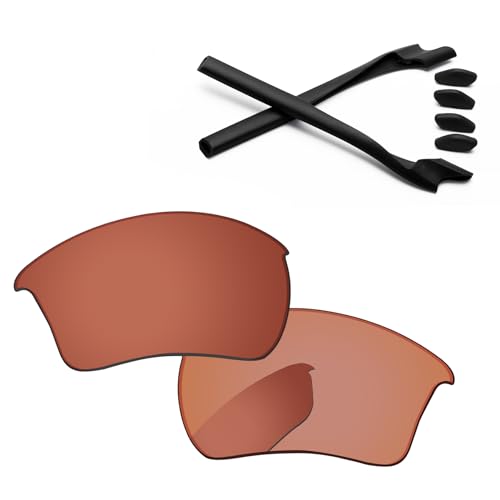 Image of Replacement Lenses & Rubber Kits for Oakley Half Jacket 2.0 XL OO9154 62mm - Precise Fit, UV Block, Impact Resistant