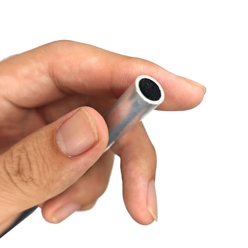 Leluo Tubo de aleación de aluminio 6061 de 1 mm de espesor y 240 mm de largo for trampolines, columpios y toboganes. Edificios(OD 18 x ID 16mm)
