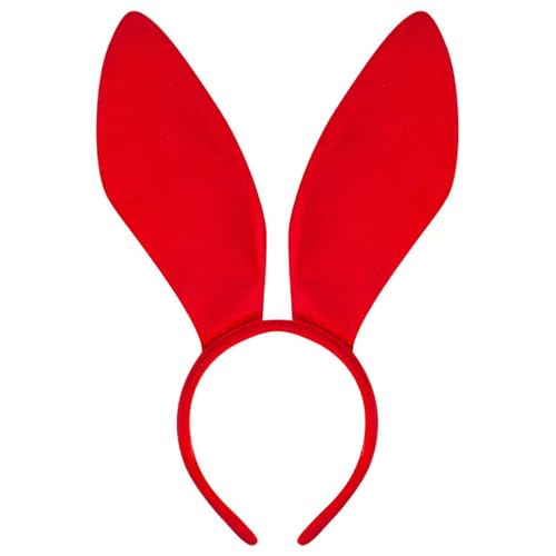 Diadema de maquillaje de conejos para cosplay, con orejas largas y dulces y pascuas, diademas de disfraces para fiestas de cumpleaños para niños y adultos