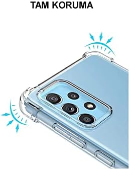 KZY İletişim Xiaomi KZY İletişim Poco X3 NFC ile uyumlu ile Uyumlu Kapak Köşe Korumalı AirBag Antishock Şeffaf Silikon Kılıf - Görsel 2