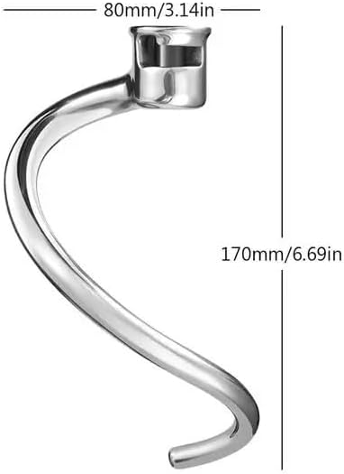 For Kitc-hen-aid 7 quart mixer auxiliary attachment parts accessories stand mixer dough hook