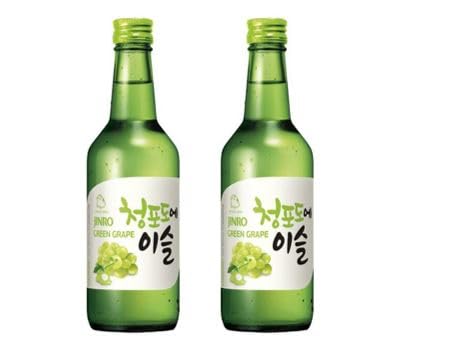 Soju bebida coreana sabor a uva - Pack de 2 uds - 350ml!