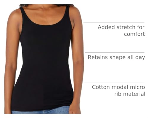 Image of Amazon Essentials Women's Slim-Fit Thin Strap Tank Top