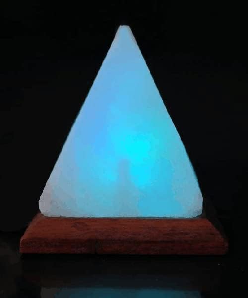 Miniatura 6 de Fantasee Lámpara de sal del Himalaya, cristal de sal tallada a mano natural, iones negativos, perfecta para el hogar, dormitorio, sala de estar,