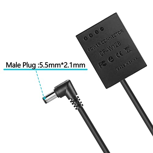 Raeisusp 5,5 * 2,1 mm NP W126 batteria fittizia