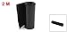 uxcell 85mm/55mm PVC Heat Shrink Tubing Wrap Black 2m 6.5ft for 18650 Battery Pack