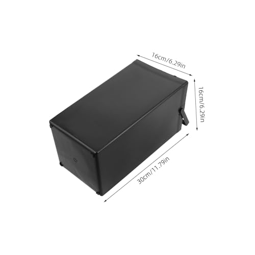 Caneca rectangular negra multipropósito Healifty miniatura 2