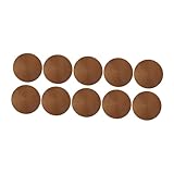Photo Gallery baoblaze 10 pezzi rotondi tovagliette rotonde resistenti al calore, facili da pulire, decorazione della durata posizionamento tappetini per banco per la, bronzo Photo Gallery baoblaze 10 pezzi rotondi tovagliette rotonde resistenti al calore, facili da pulire, decorazione della durata posizionamento tappetini per banco per la, bronzo
