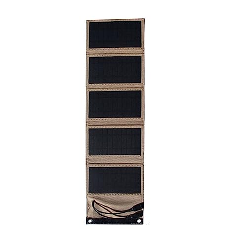 Panel solar plegable e impermeable DELURA de 10W con doble puerto USB