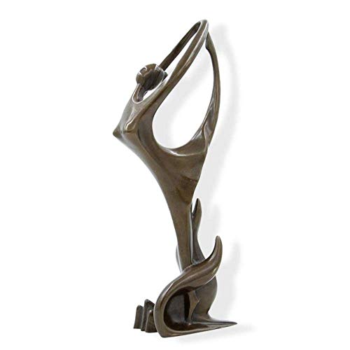 Statue de paon en cuivre H3TF5J : objet déco haut de gamme pour salon