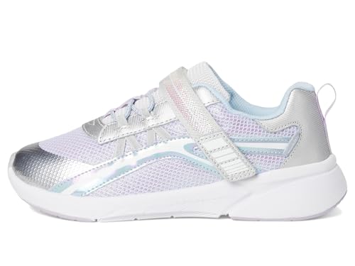 Stride Rite M2P Journey 3.0 Adapt Sneaker, Silver Sparkle, 12.5 X-Wide US Unisex Little_Kid4