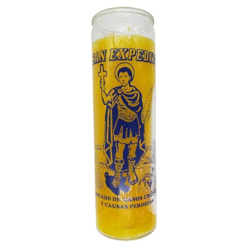 SAN EXPEDITO VELADORA Yellow
