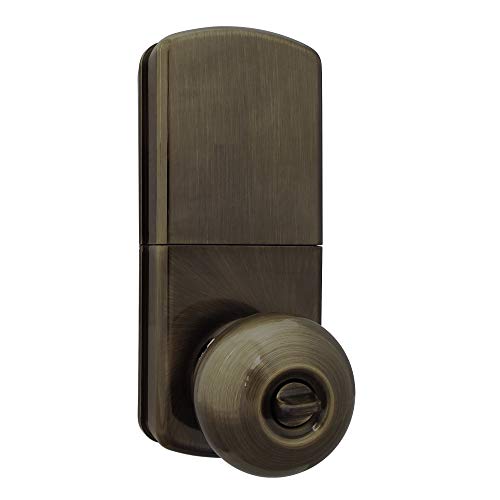 Milocks Dkk-02Aq Electronic Touchpad Entry Keyless Door Lock, Antique Brass #TOP2