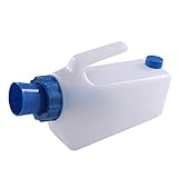 FÁCIL DE LLEVAR Y LIMPIAR: el urinario es liviano, viene con un asa de fácil agarre para un uso y transporte sin esfuerzo. Ponga un poco de agua antes de usar, configure el cepillo de limpieza, fácil de limpiar.