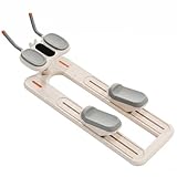 Spine Twist And Stretch Trainer,Ergonomischer 6-in-1 Pilates Reformer Für Zu Hause,3-fach Höhenverstellbar Mit Digital-Timer & LED-Zähler,Heim-Fitnessgerät Zur Wirbelsäulenstärkung(Black)