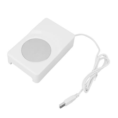 Cup Cooler Coffee Warmer for Desk, 2 in 1 Coffee Mug Warmer 10°C to 45°C, Electric Heating & Cooling Plate Coffee Mug Warmer for Home Car Office or Tea, Milk, Cocoa