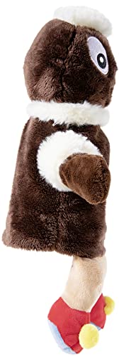 Sandmann und Seine Freunde, Handpuppe Pittiplatsch GRS/PET Plüsch, Kaffee-braun