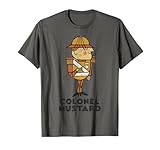 Clue Colonel Mustard Retro Poster T-Shirt