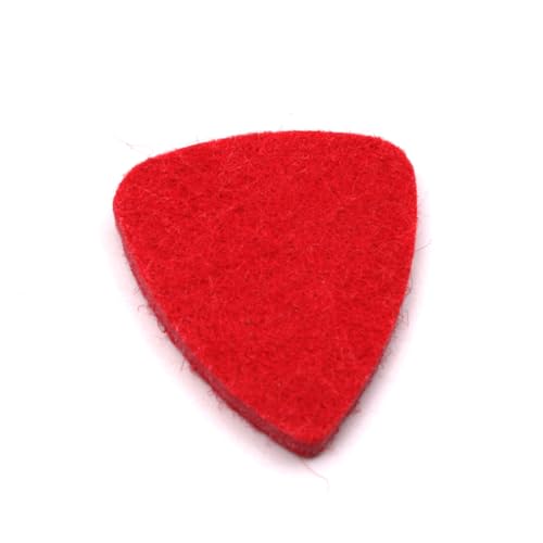 Kichvoe 10 piezas Plumillas de Fieltro de Lana para Ukulele y Guitarra Acústica Púas Livianas y...