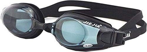 ZHENYA Swimming Goggles Prescription Swimming Goggles Nearsighted Shortsighted Optical Swim Glasses Lens Black (-3.0)