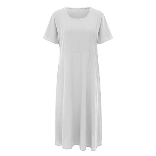 Robe décontractée femme pour l'été look tendance en tissu respirant pour sortie quotidienne